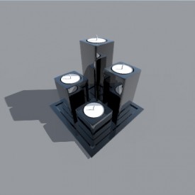 Candlestick 3D Object | FREE Artlantis Objects Download
